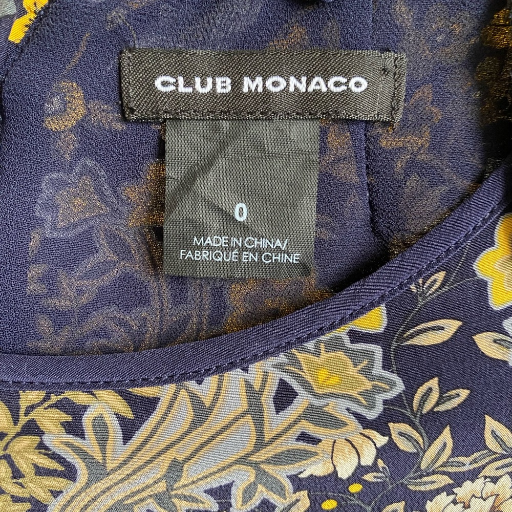Club Monaco silk dress/tunic
